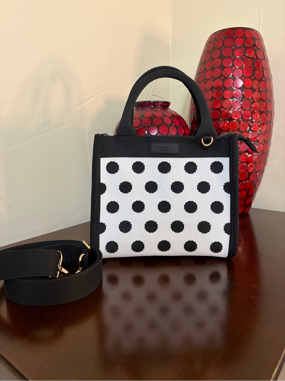 Kate Spade x Target Polka Dot Knit Crossbody Bag